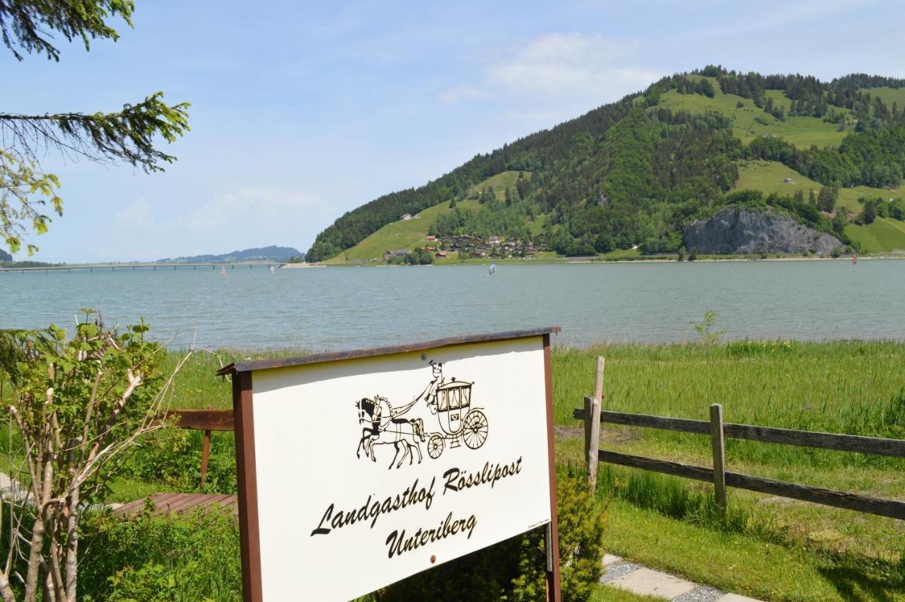 Hotel Garni Rosslipost Unteriberg Luaran gambar